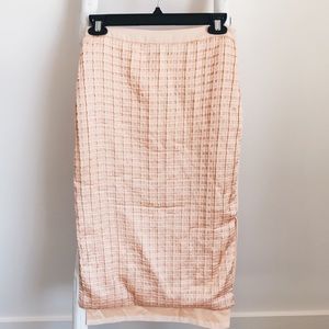 Topshop Blush pencil skirt.